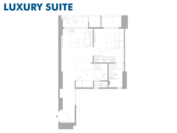 Floor Plan Luxury Suite